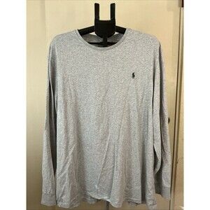 Vintage Polo Ralph Lauren Men's Classic Long Sleeve Shirt Size 2XL Gray